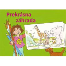 Prekrásna záhrada - omaľovánka