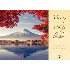 Nástenný kalendár 2027 (Viera, nádej, láska)